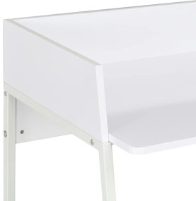 vidaXL Γραφείο Λευκό 90 x 60 x 88 εκ.