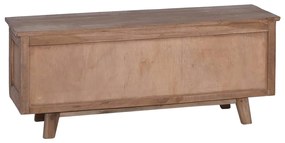 vidaXL Έπιπλο Τηλεόρασης 100 x 30 x 40 εκ. από Μασίφ Ξύλο Teak