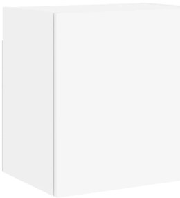 vidaXL Έπιπλα Τηλεόρασης Τοίχου 2 τεμ. Λευκά 40,5x30x40 εκ. Επεξ. Ξύλο