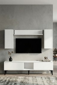 Stewehome Σετ έπιπλο τηλεόρασης με ράφι 150x30x41 cm