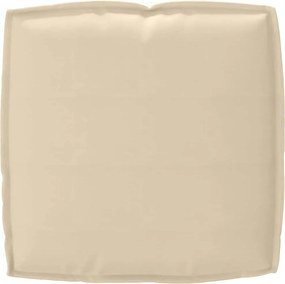 vidaXL Μαξιλάρι Μπεζ 50 x 50 x 12 cm Ύφασμα Όξφορντ