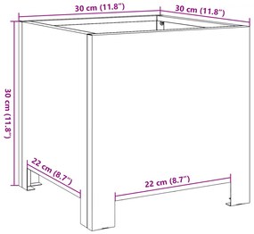 ΖΑΡΝΤΙΝΙΕΡΑ ΚΗΠΟΥ ΑΝΘΡΑΚΙ 30X30X30 ΕΚ. ΑΠΟ ΑΤΣΑΛΙ 851189