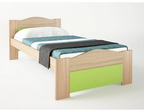 SB-00047 Παιδικό κρεβάτι "ΚΥΜΑ" μονό σε χρώμα δρυς-λαχανί 90x190
   , 1 Τεμάχιο