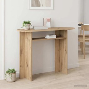 vidaXL Τραπέζι κονσόλας Artisan Δρυς 100 x 39,5 x 75 εκ