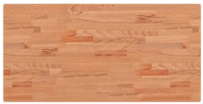 vidaXL Πάγκος Μπάνιου 100x50x2,5 εκ. από Μασίφ Ξύλο Οξιάς