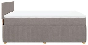 ΚΡΕΒΑΤΙ BOXSPRING ΜΕ ΣΤΡΩΜΑ TAUPE 140X190 ΕΚ. ΥΦΑΣΜΑΤΙΝΟ 3287448