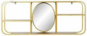 Τοίχο καθρέφτη DKD Home Decor Καφέ Χρυσό 100 x 18 x 40 cm