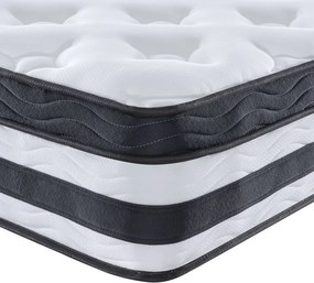 vidaXL Στρώμα με Pocket Springs Medium 90x190 εκ. Μονό