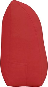 vidaXL Μαξιλάρι Πλάτης Κόκκινο 100 x 24 x 50 εκ ύφασμα