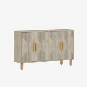 Μπουφές Τραβερτίνη ROGER 120x29,6x73,6