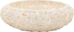 vidaXL Νιπτήρας Κρεμ 40 x 12 εκ. Μαρμάρινος