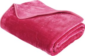 Κουβέρτα Βελουτέ Μονή (160x220) Das Home Velour 0294 Pink