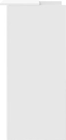 vidaXL Γραφείο Υποδοχής Λευκό 55x50x103,5 εκ. από Τεχνητό Ξύλο