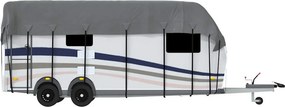 vidaXL Κάλυψη οροφής τροχόσπιτου Γκρι 800x300 cm Μη υφασμένο ύφασμα