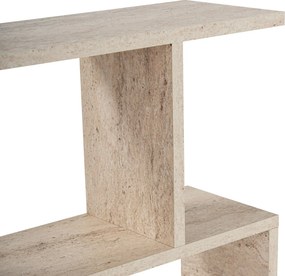 Βοηθητικό Τραπεζάκι Τραβερτίνη FLIBRAS 60x20x60
