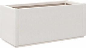 vidaXL Ζαρντινιέρα Κήπου Λευκή 80x36x35 εκ. Πολυπροπυλένιο