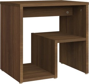 vidaXL Κομοδίνα 2 τεμ. Καφέ Δρυς 40x30x40 εκ. από Επεξεργασμένο Ξύλο