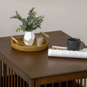 PawHut Κλουβί για σκύλους με κλειδαριά, ανυψωμένη βάση, Κλουβί μεταφοράς, 80,5 cm x 59,5 cm x 67,5 cm, Καφέ