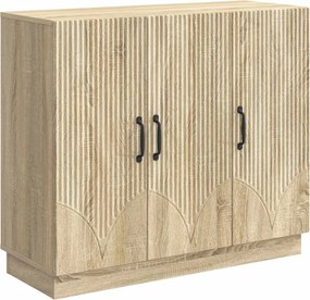 vidaXL Πλαϊνό γραφείο Sonoma Δρυς 89 x 34,5 x 77 εκ.
