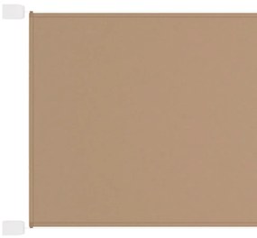 vidaXL Τέντα Κάθετη Taupe 140 x 800 εκ. από Ύφασμα Oxford