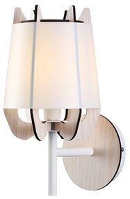 Φωτιστικό Τοίχου ZM170011W  White Mdf, Metal