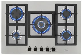 Teka EFX 70.1 5G AI AL D CI BTN SSR Ανοξείδωτες εστίες γκαζιού 75cm Inox