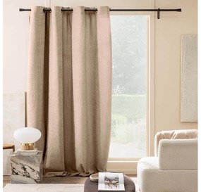 Κουρτίνα Υψηλής Σκίασης Winona Douceur d'intérieur με τρουκς και διαστάσεις 140x260cm - Sand