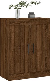 vidaXL Ντουλάπι Τοίχου Καφέ Δρυς 69,5 x 34 x 90 εκ. από Επεξεργ. Ξύλο