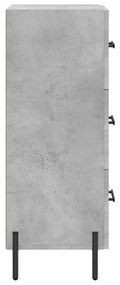 vidaXL Ντουλάπι Γκρι Σκυροδέματος 34,5x34x90 εκ. Επεξεργασμένο Ξύλο