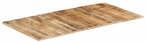 vidaXL Επιφάνεια Τραπεζιού 120x60x(1,5-1,6) εκ Ακατέργαστο Ξύλο Μάνγκο