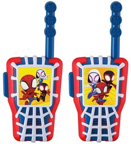 Walkie Talkies (Σετ 2Τμχ) Για Παιδιά Spiderman SA-207 Εμβέλειας 150m 20,3x5x26,3cm Blue-Red eKids