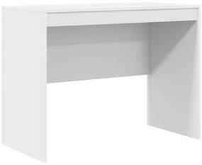 vidaXL Γραφείο Γραφής Λευκό Μοριοσανίδα 100 x 50 x 76 cm Αποθήκευση