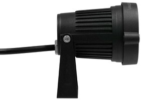 GloboStar 75587 Προβολάκι Κήπου Καρφωτό - Δαπέδου Bridgelux COB LED 10W 1000lm 35° DC 24V Αδιάβροχο IP67 Ultra Μπλε Dimmable - 75587