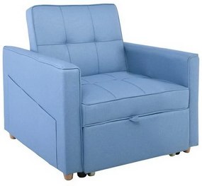 Πολυθρόνα - Κρεβάτι Symbol Ε9930,14 82x93x90 - 60x175x46cm Blue Ύφασμα