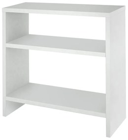 Τραπεζάκι βοηθητικό Silvanus Megapap χρώμα λευκό 51x17,5x49εκ.