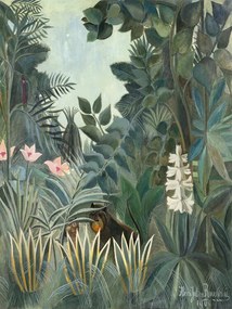 Αναπαραγωγή The Equatorial Jungle, Henri Rousseau