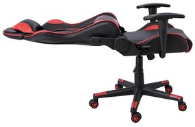 Καρέκλα Γραφείου Gaming BF8050 PU Μαύρο - Κόκκινο 70x67/134x125/135cm