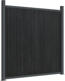 vidaXL Πάνελ Περίφραξης Γκρι 1737 x 186 εκ. από WPC