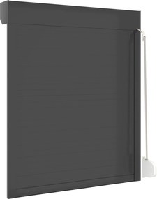 vidaXL Ρολό εισόδου Ανθρακί 100 x 130 cm Αλουμίνιο και Πολυουρεθάνη