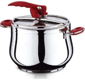 Χύτρα Ταχύτητας Esila ISF01200905 5lt Inox-Red Isfa Metal 5lt Stainless Steel