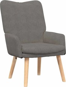 vidaXL Πολυθρόνα Ανοιχτό γκρι 63 x 67 x 94 εκ. ύφασμα