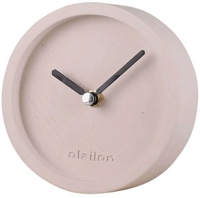 Ρολόι Επιτραπέζιο Saat 665CST1401 4x12cm Beige Aberto Design Τσιμέντο