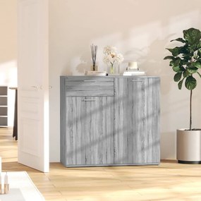 vidaXL Ντουλάπι Γκρι Sonoma 80 x 36 x 75 εκ. από Επεξεργασμένο Ξύλο