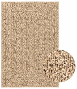 vidaXL Χαλί ZIZUR Όψη Γιούτας Εσωτ. &amp; Εξωτ. Χώρου 120 x 170 εκ.