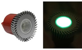 Adeleq Led Λάμπα Ισχύος Mr16 3W 230V 1 Led 30° Πράσινη 13-160335