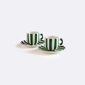 Σετ 2 φλιτζανοπιατάκια από δολομίτη, Darcy