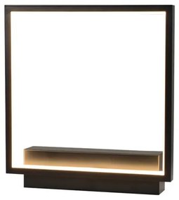 Απλίκα Φωτιστικό Τοίχου LED 18W 3000K Αλουμίνιο Μαύρο-Λευκό 43034 Inlight-43034-Μαύρο-Λευκό 43034