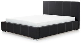Διπλό Κρεβάτι Lucia, με αποθηκευτικό χώρο, μαύρο 180x105x220cm-BOG9642