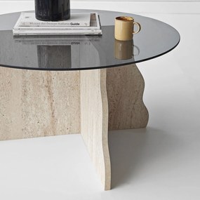 Coffee Table Butterfly - Travertine, Fume Travertine
Fume