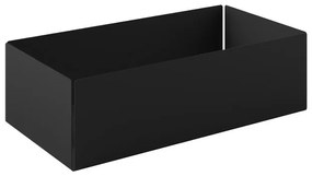 Θήκη Οργάνωσης Ανοξείδωτη Matt Black 25x13x7,5εκ. Pam &amp; Co 119-403